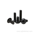 M4 M5 black oxide carbon steel Phillips Pan Head Screw With Collar